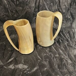Ale Horn Viking Mugs Set of 2 EUC